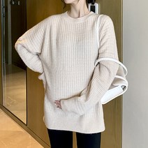 루나글램 네트 스웨터 외출 임산부 수유복 PUC110