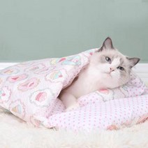 딩동펫 고양이 숨숨 이불세트, 아이스크림