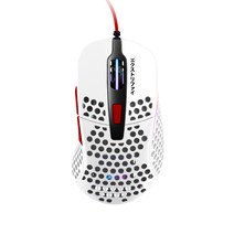 xtrfy M4 초경량 게이밍 유선 마우스 도쿄 에디션 XG-M4-RGB, 화이트 + 레드