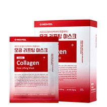 메디필 레드 락토 콜라겐 포어 리프팅 마스크팩, 10개입, 1개