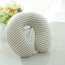 메모리폼 휴식용 목베개 목쿠션, 그린