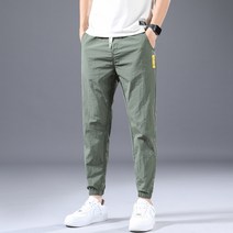 남성용 마켓A 여름 섹션 속건 조거팬츠