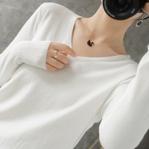 안다로미 여성용 엣지베이직 니트