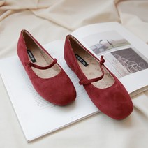 여성용 기모메리제인 플랫