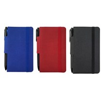 페이퍼랩 양장 미니 수첩 3종 + 3색 볼펜 세트, 블루, 레드, 블랙(수첩), 1세트