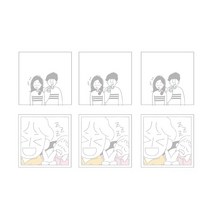 디자인곰곰 마이유 메모지 2종 세트, 굿모닝, 포토, 3세트