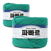 쎄비 파빠르 패브릭얀 뜨개실 500g x 2p, 에메랄드, 95m, 2개