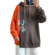 남성용 알럽홈 빈티지 캐주얼 후드티
