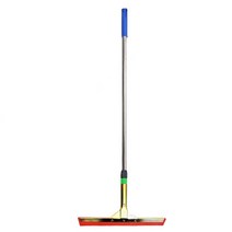 월드크린 고무밀대 레드 35cm + 스텐봉 120cm 원터치홀더 세트, 1세트
