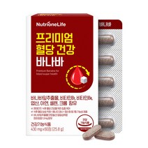 뉴트리원 프리미엄 혈당 건강 바나바 25.8g, 1개, 60정