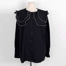 마이시즌 여성용 세인츠 카라 블라우스
