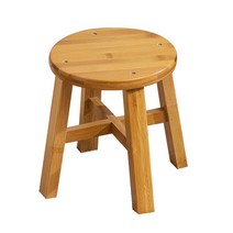 밴프 원목 미니 스툴 원형 240 OD195, 우드