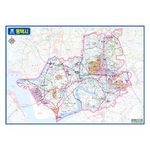 경기도 평택시 관내도 150 x 110 cm, 1개