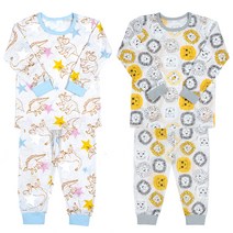 보누맘 아동용 별별뱅글 9부 쟈가드 내복 상하의 2종 세트