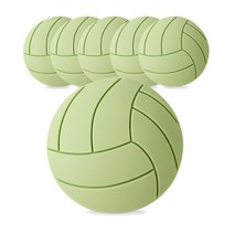 아이끌레 동글 도어 충돌방지패드 배구공, 그린, 6개