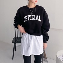 티탁 여성용 빅사이즈 데일리 트임 레이어드 밴딩 페이크 스커트