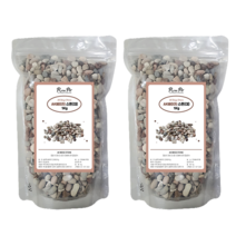 로라펫 AK베이지 스톤 대 10mm 1kg, 혼합색상, 2개