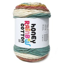 니뜨 허니 레인보우 코튼 뜨개실 100g, 524 베이지브라운, 1개