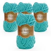 필립섬유 쎄비 보니보니 뜨개실 80g x 4p, 37 라이트그린