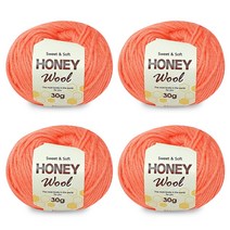 니뜨 허니 울 뜨개실 30g x 4p, 56코랄