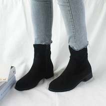 벨라노이 여성용 발목 골덴 기모 안감 방한 워커 부츠 3.5cm