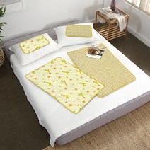 리브맘 쿨린이 쿨매트 + 베개 세트, 혼합색상