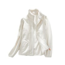 AOULS아울스 여성용 베이직 심플 아웃도어 기모 플리스 1008