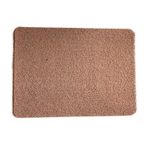 아바드 욕실 미끄럼방지 베이직 코일 매트 80 x 120 cm, 브라운, 1개