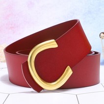 칠리프 패치 와이드 밴드 벨트