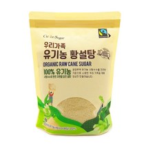 우리가족 유기농 황설탕, 1kg, 1개
