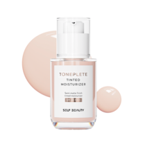 셀프뷰티 톤플리트 틴티드 모이스처라이저 무기자차 톤업 선세럼 SPF40 PA++ 33ml, 로지핑크, 1개