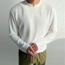 머시따 남성용 차이나넥 트임 긴팔 티셔츠