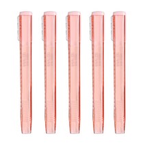 아날로그 슬라이딩 지우개, 핑크, 5개