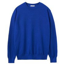 언탭트 남성용 부드러운 워셔블 비스코스 라운드 니트 티셔츠