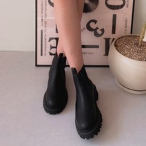 플랙슈 여성용 첼시 워커 부츠 4cm