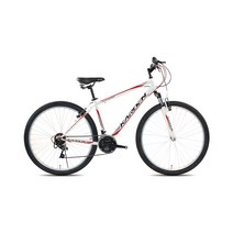 지오닉스 2021년형 카르덴650SF 썬런 21단 브이 브레이크 MTB 자전거, 화이트 + 레드, 175cm