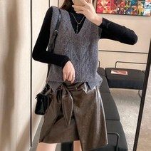 셀레네 여성용 뉴 다이아 니트 조끼