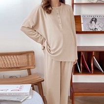 보리맘 데이 단추 임산부 수유복 세트 M556