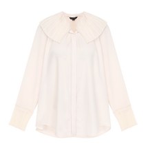 나이스클랍 플리츠 블록 블라우스