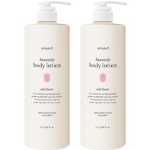 심플리오 헤븐리 바디로션 와일드 플라워, 1L, 2개