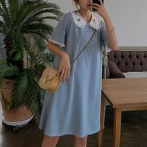 루나글램 컨트리 스타일 레트로 슬리밍 임산부 원피스 gam13