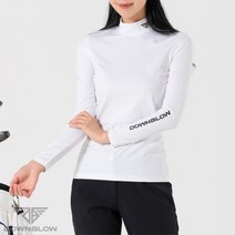 FW 가을 시즌 여성 골프웨어 기모이너 반폴라 티셔츠