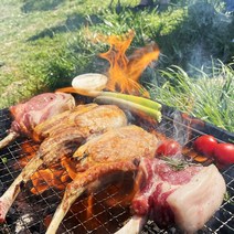 제주 흑 백 돼지 돈마호크 스테이크 프렌치렉 돼지 고기 돈 토마호크, 흑돼지 1kg 3~4대