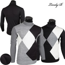 러블리비 (남성) SH 2404 기모 골프티셔츠 골프웨어 긴팔티