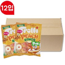 트롤리 피치향 링스 1case (100g x 12입), 12개, 100g