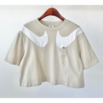 나이키 크롭 티셔츠 DD5591-206 베이지 WOMENS XS S M(아시안핏)