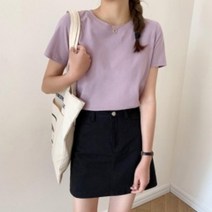 포플러앤씨 여성용 조이 반팔 티셔츠