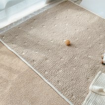 마롤로뜨 100수 자수 아기 방수요 유아 방수패드 신생아 침대, 베이지덕_방수패드