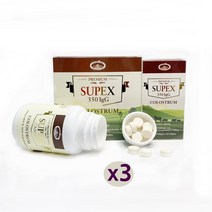 네이쳐스탑 슈펙스 초유단백질 호주 초유 1400mg 350IgG 120정, 3개