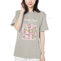 아이엠스톡 110-3XL 뷰티플 플라워 08 한국 korea 남여공용 티셔츠
